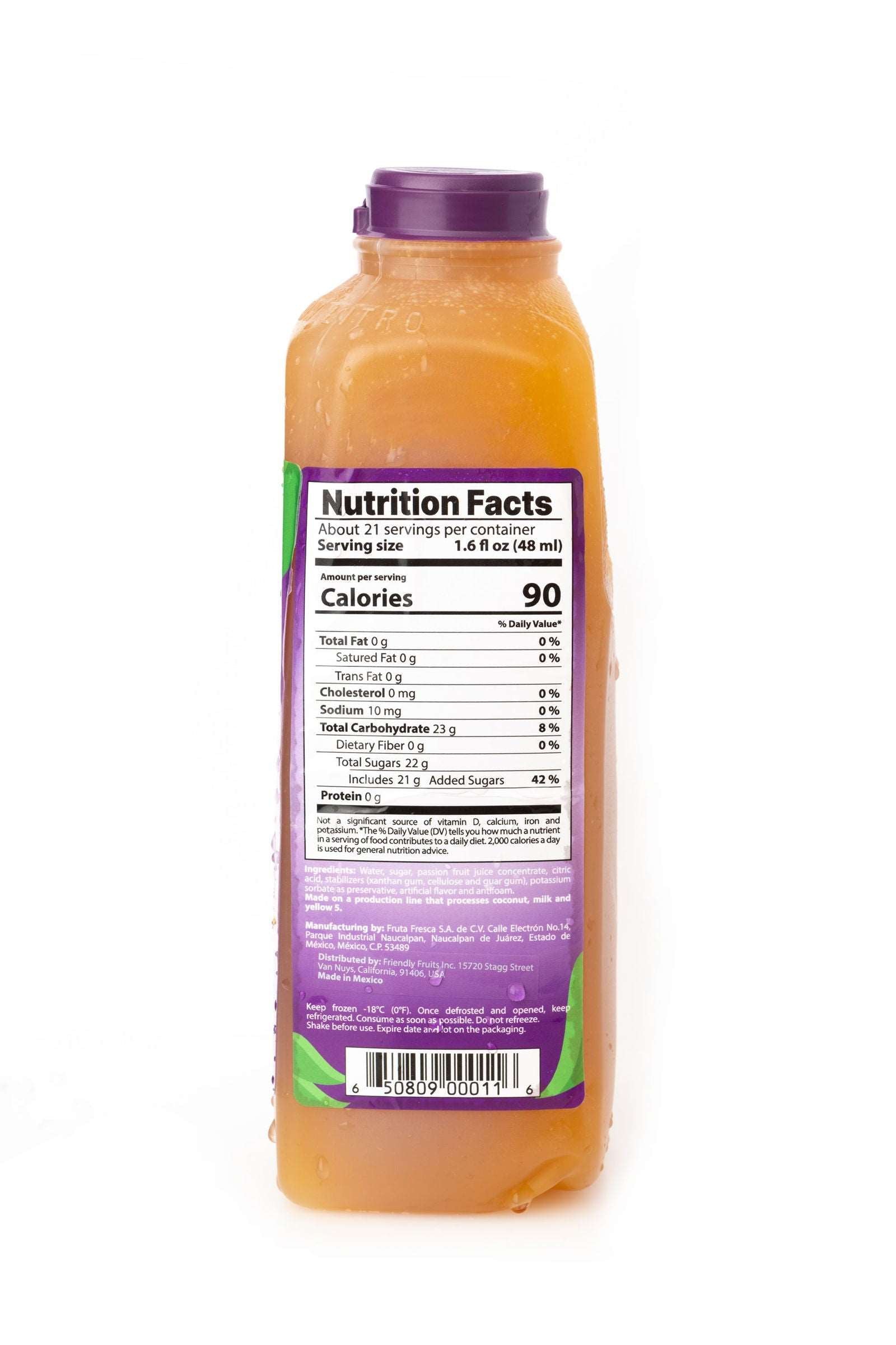 Passion Fruit Puree Mix - FriendlyFruits