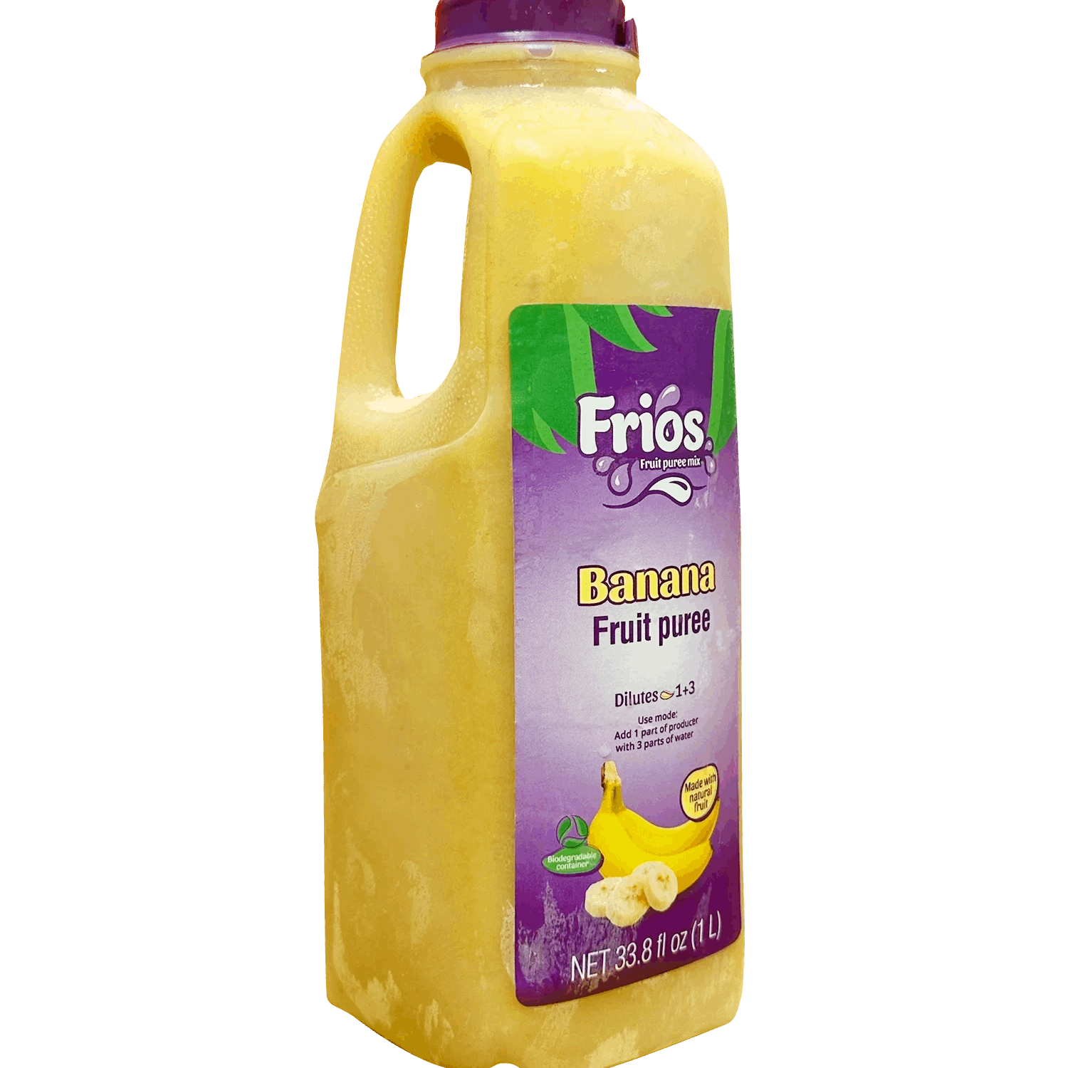 Banana Fruit Puree Mix Bottle - FriendlyFruits