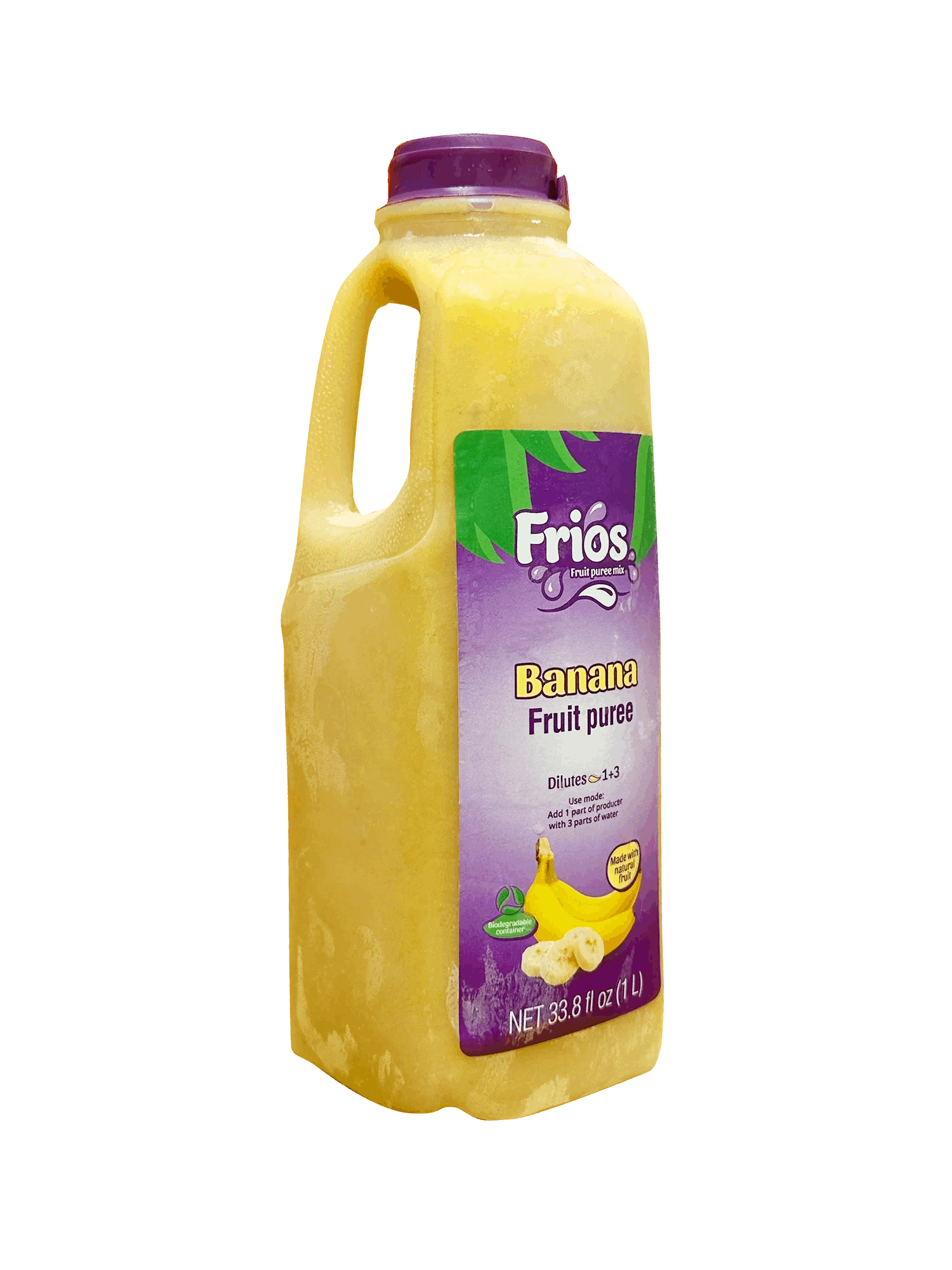 Banana Fruit Puree Mix Bottle - FriendlyFruits