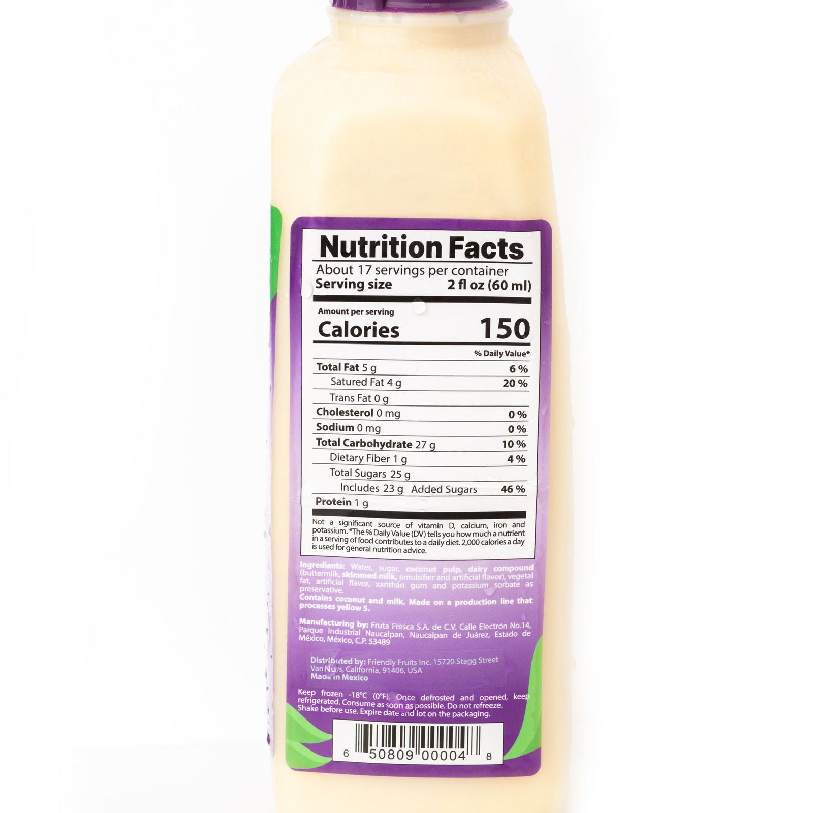 Coconut Fruit Puree Mix - FriendlyFruits
