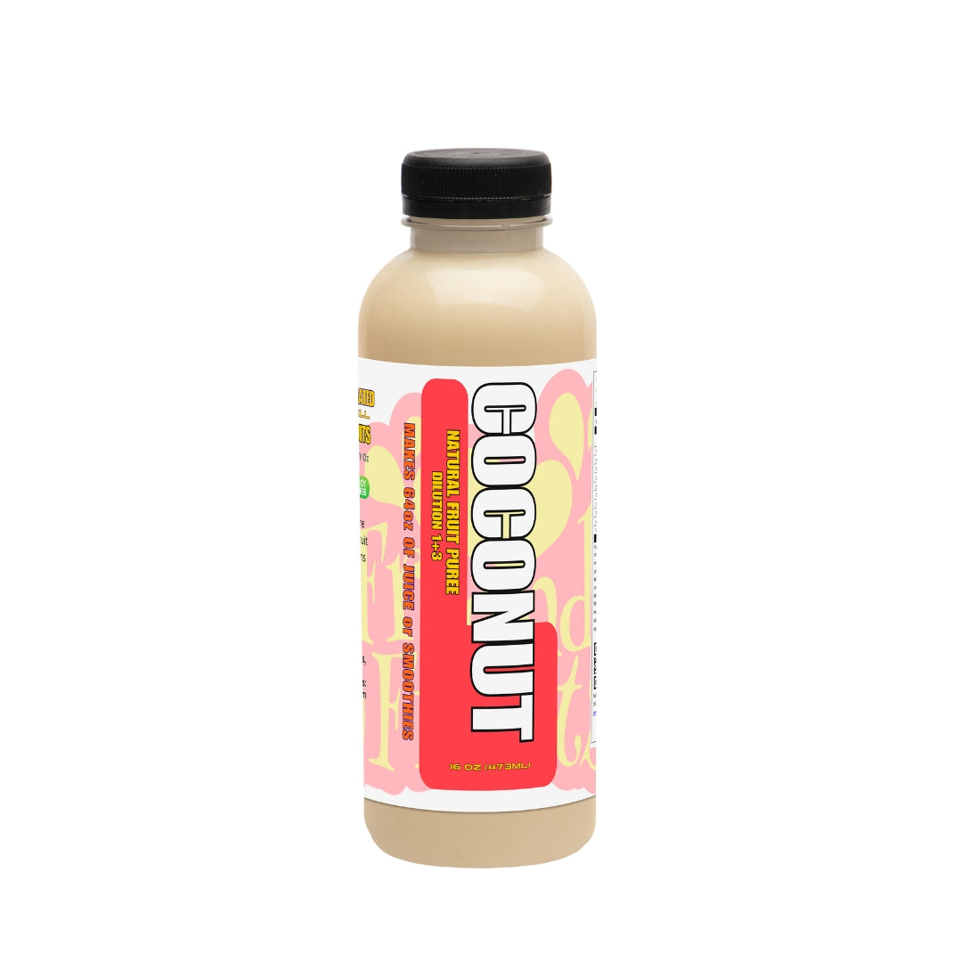 Coconut Natural Fruit Puree 16oz - FriendlyFruits