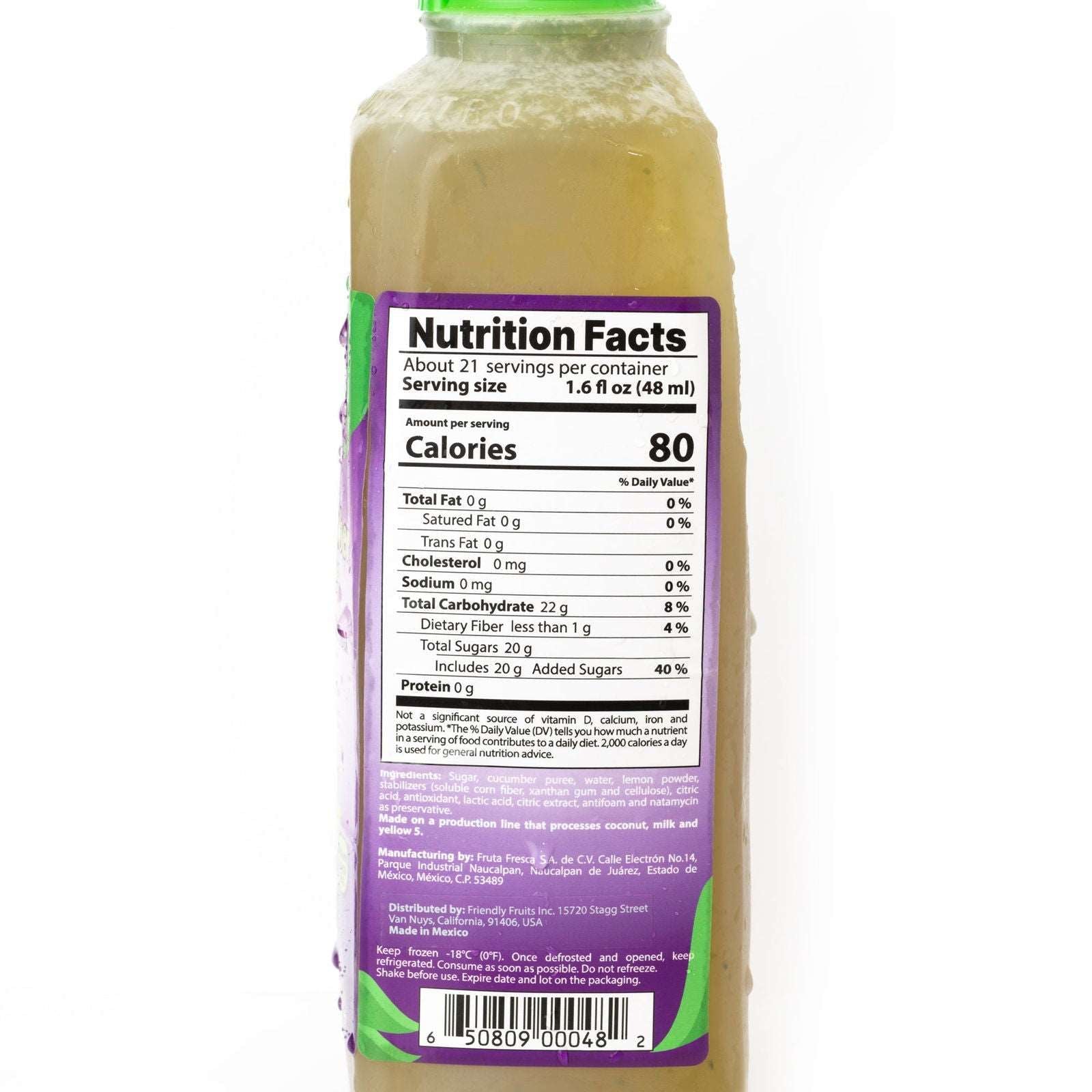 Cucumber Lime Puree Mix - FriendlyFruits