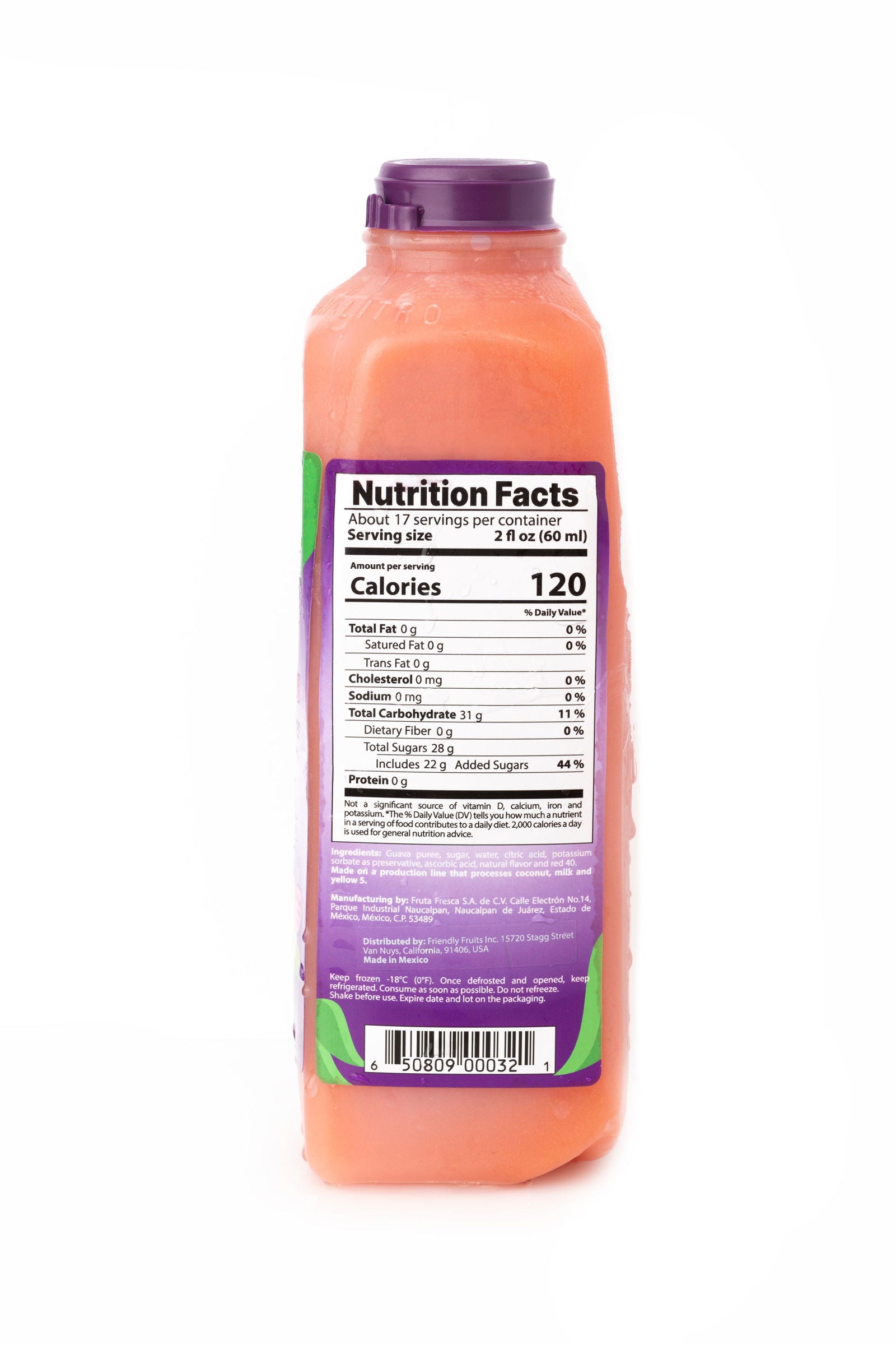 Guava Fruit Puree/Concentrate 33.8 fl.oz - FriendlyFruits