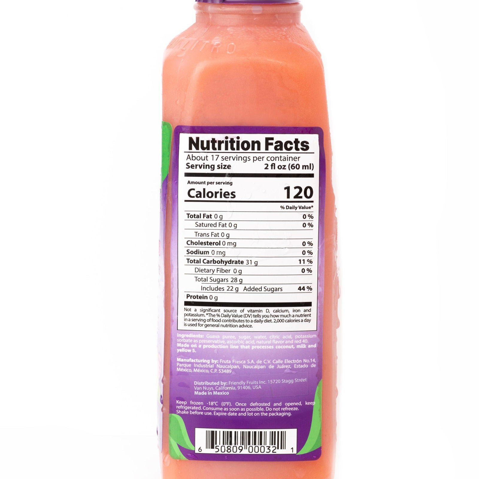 Guava Fruit Puree 33.8 fl.oz - FriendlyFruits