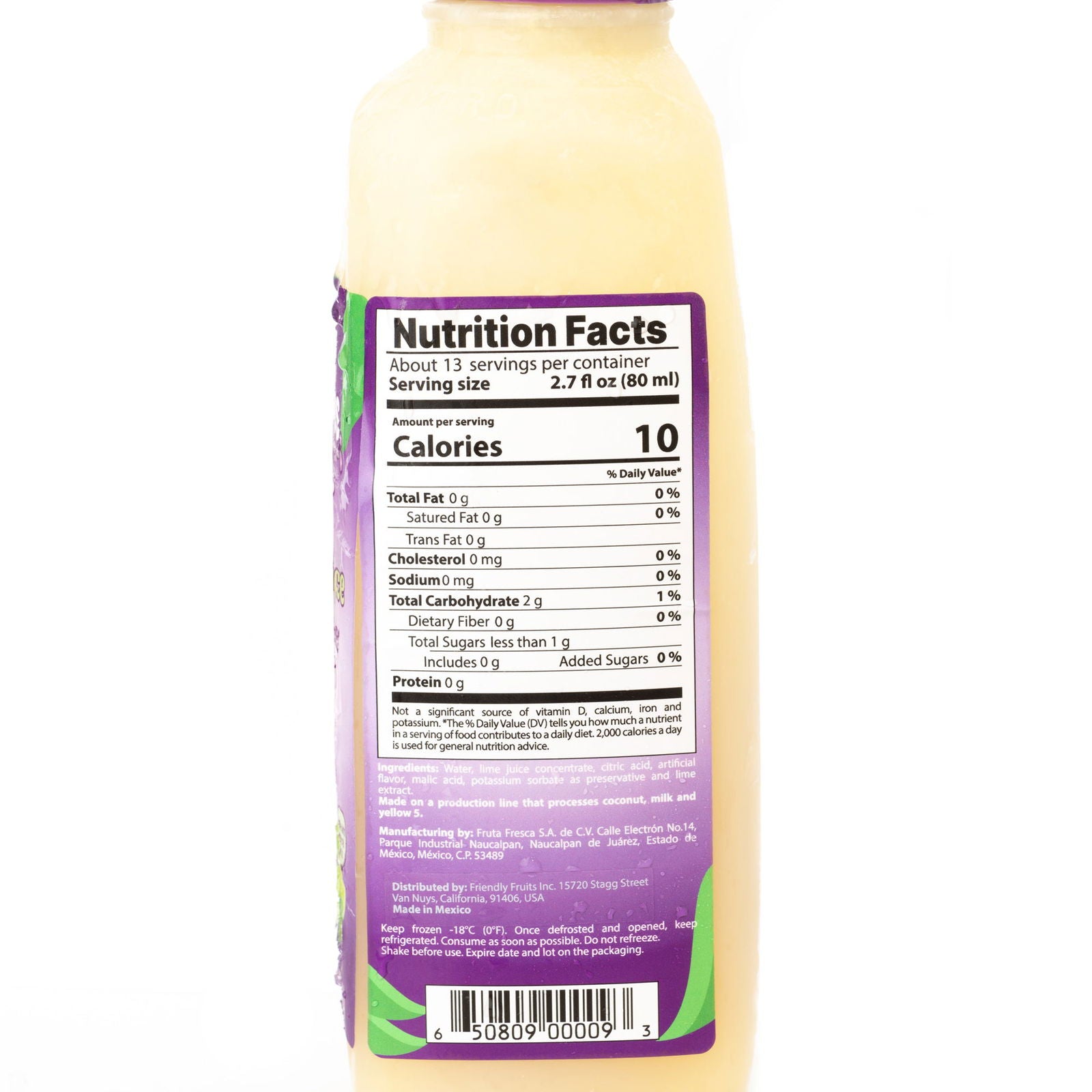 Lime Juice Puree Mix - FriendlyFruits