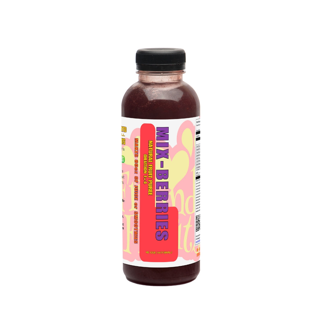 Mixed Berries Natural Fruit Puree - FriendlyFruits