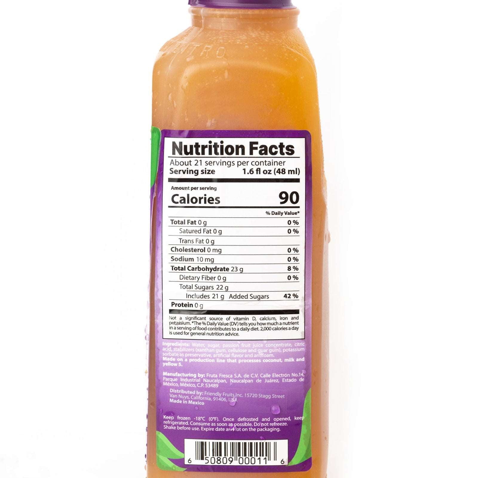 Passion Fruit Puree Mix - FriendlyFruits