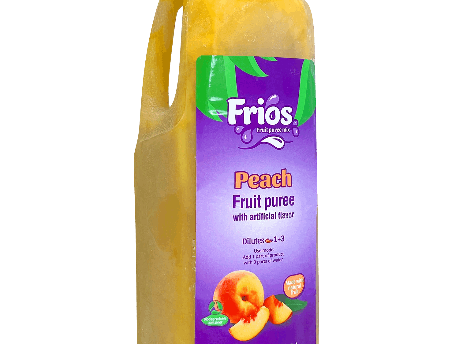 Peach Fruit Puree Mix - FriendlyFruits