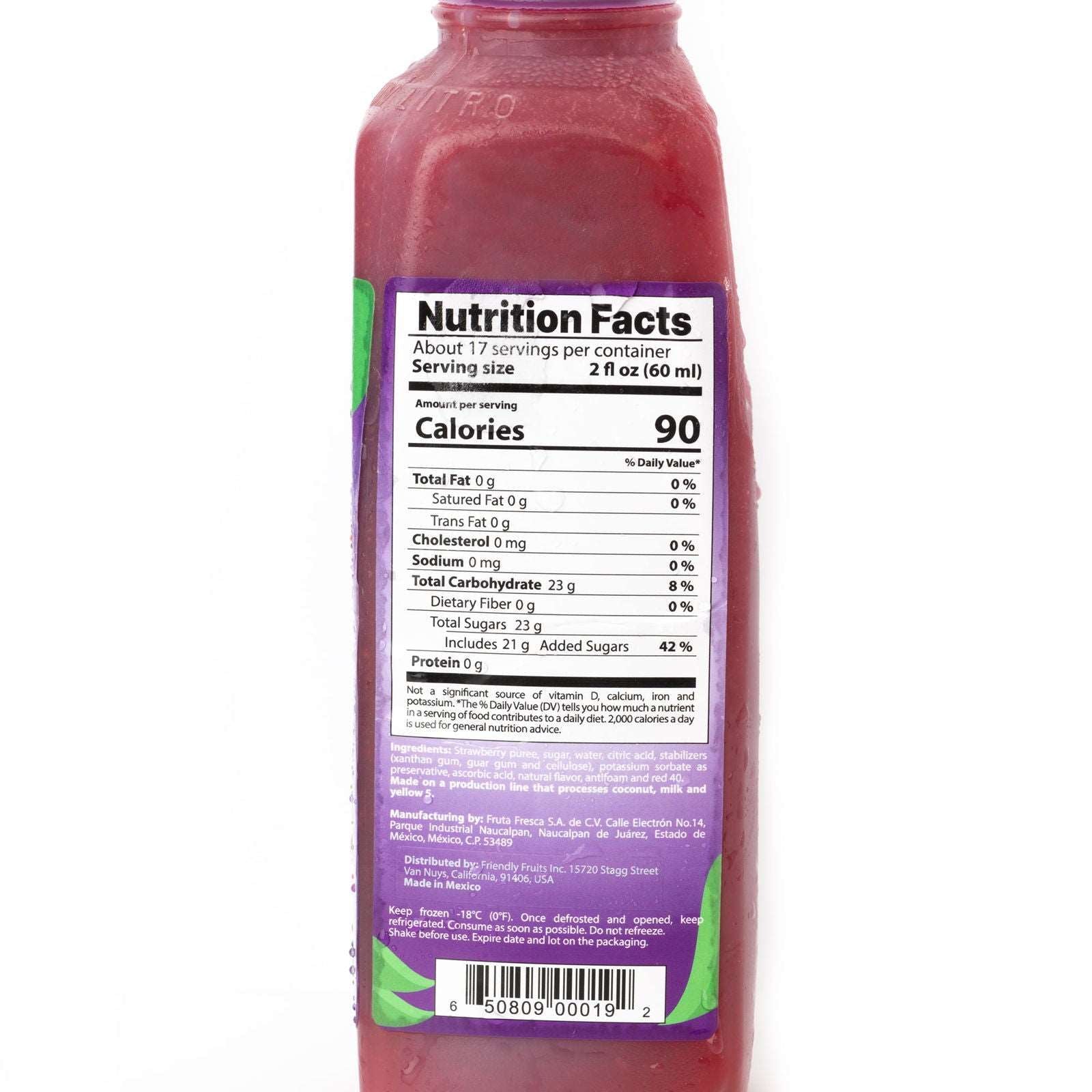 Strawberry Fruit Puree Mix - FriendlyFruits