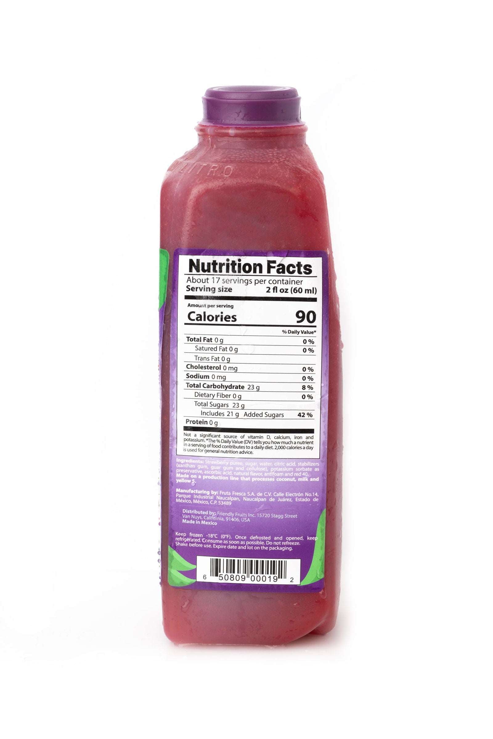 Strawberry Fruit Puree Mix - FriendlyFruits